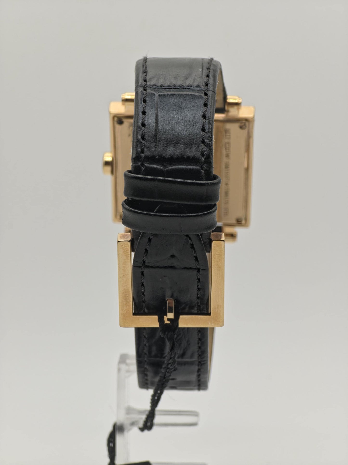 Vintage Fendi Orologi Unisex Quartz Watch Black Dial Gold Tone Case Date - 357