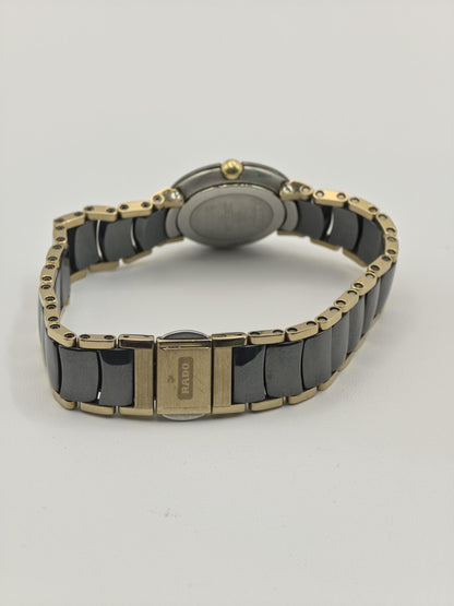 Vintage Rado Jubile Women's Black Dial Ceramic Quartz Dress Watch Swiss Made - 425