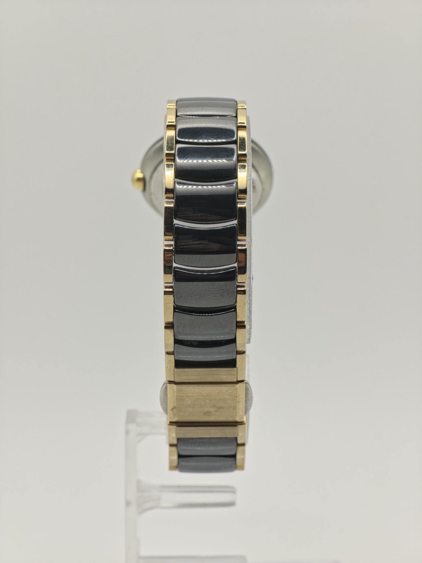 Vintage Rado Jubile Women's Black Dial Ceramic Quartz Dress Watch Swiss Made - 425
