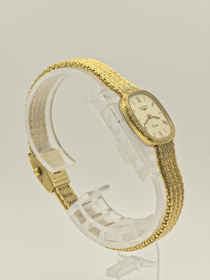 Vintage Longines Women's Gold Tone Quartz Cushion Dress Watch Swiss Made - 427