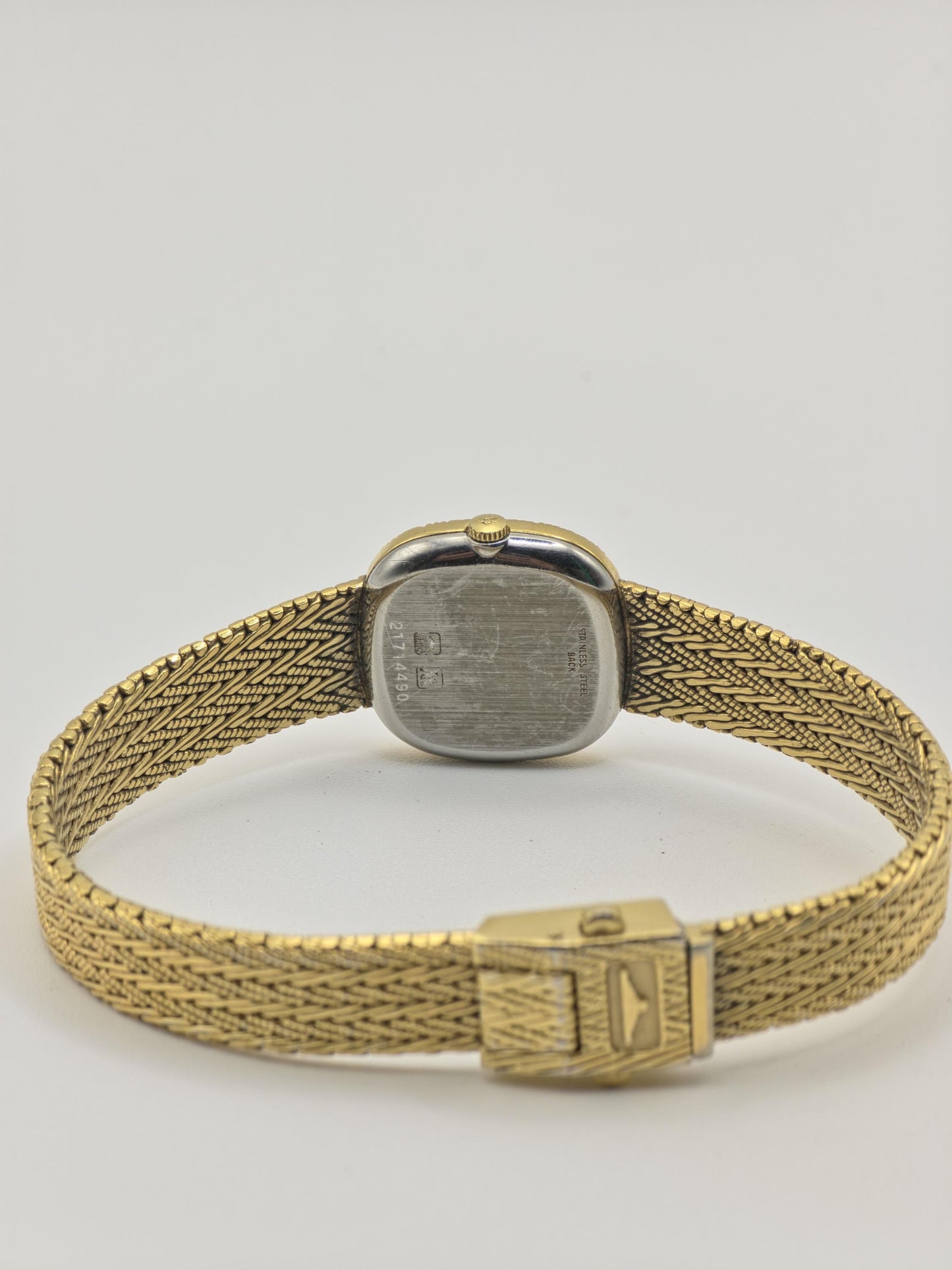 Vintage Longines Women's Gold Tone Quartz Cushion Dress Watch Swiss Made - 427