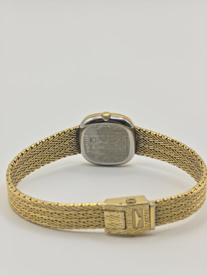 Vintage Longines Women's Gold Tone Quartz Cushion Dress Watch Swiss Made - 427