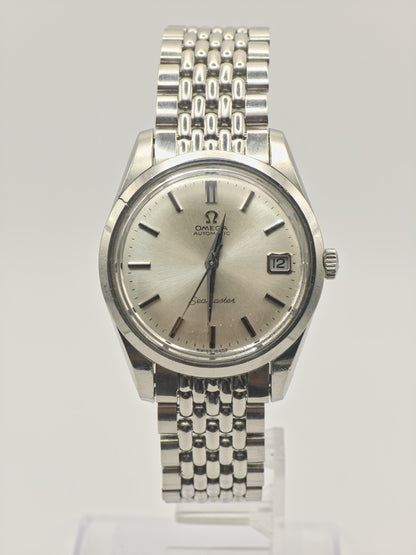 Vintage Omega Seamaster Automatic Men's Watch Silver Dial Date Stainless Steel - 361