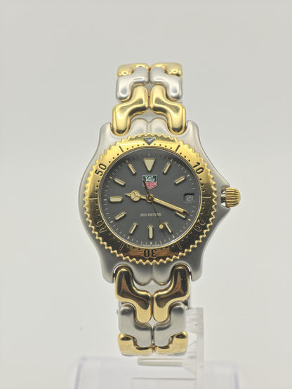 Vintage TAG Heuer 200 Meters Men's Watch Two-Tone Quartz Date Swiss Diver Style - 363
