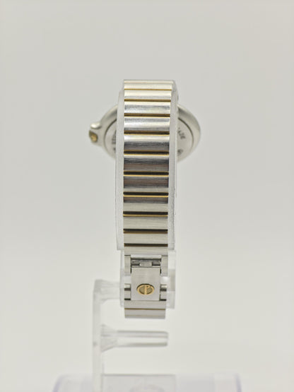 Vintage Dunhill Women's Watch Two Tone Date Quartz Roman Dial Swiss Made - 366