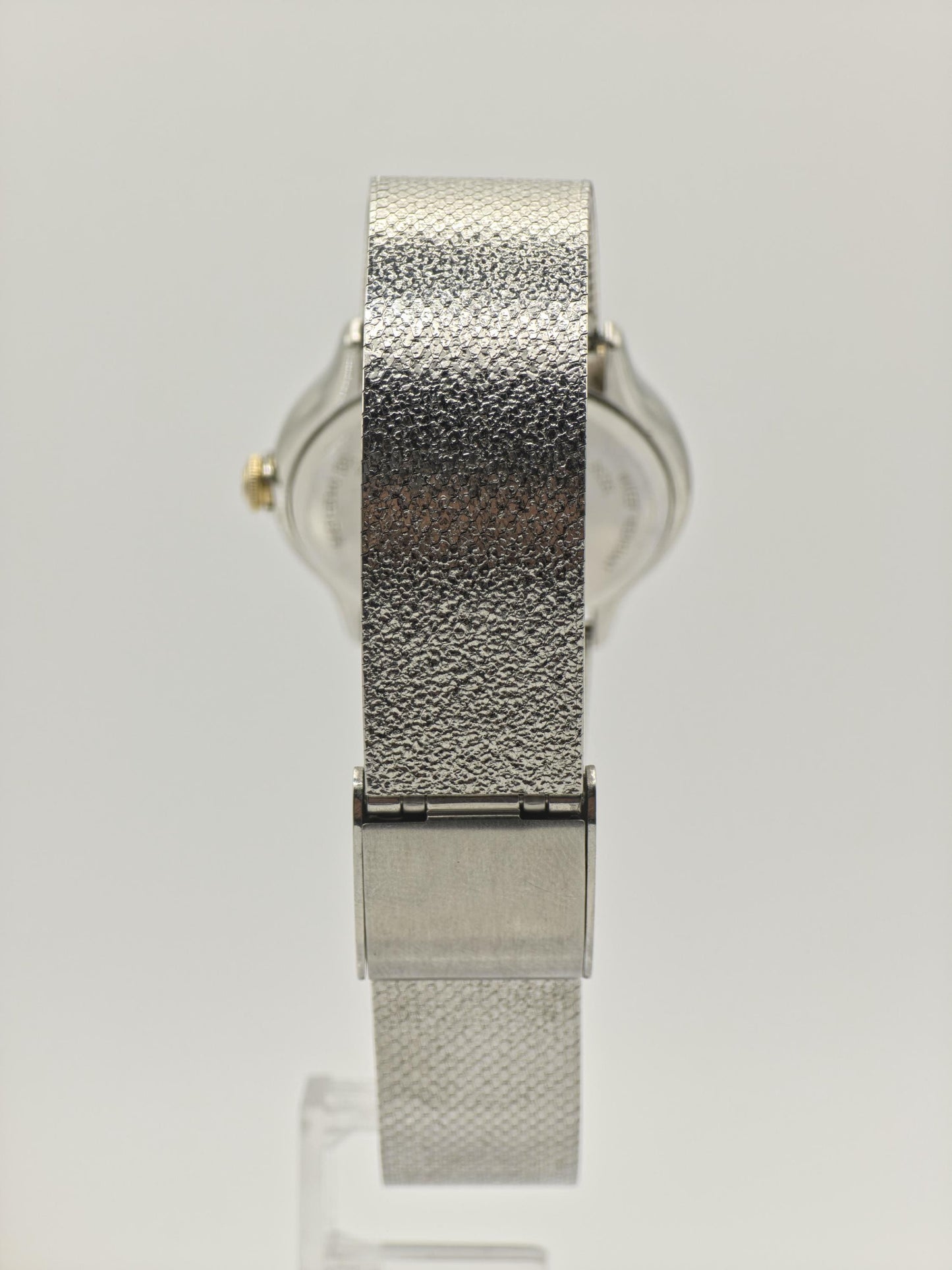 Vintage Seiko Chronos Quartz Men's / Unisex Watch Black Dial Textured - 372