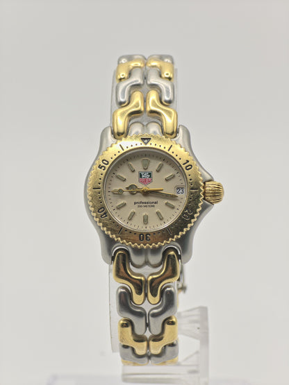 Vintage TAG Heuer Professional 200M Women's Quartz Watch Two Tone Diver Style - 375