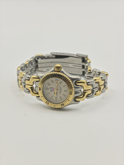 Vintage TAG Heuer Professional 200M Women's Quartz Watch Two Tone Diver Style - 375