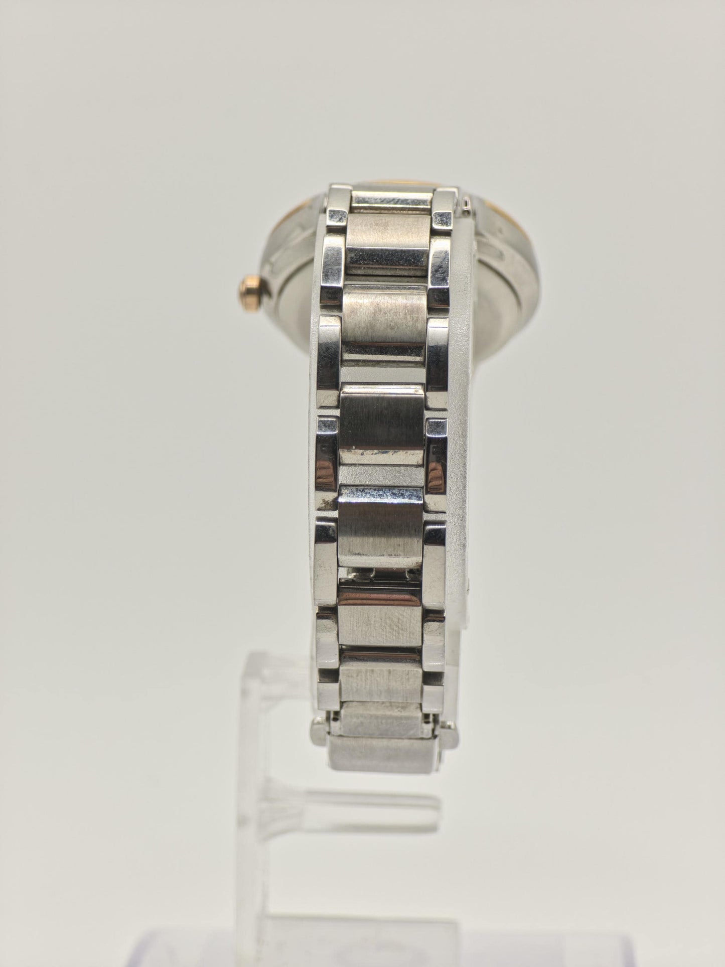 Vintage Citizen XC Women's Quartz Two-Tone Pink Dial Stainless Steel Watch - 382