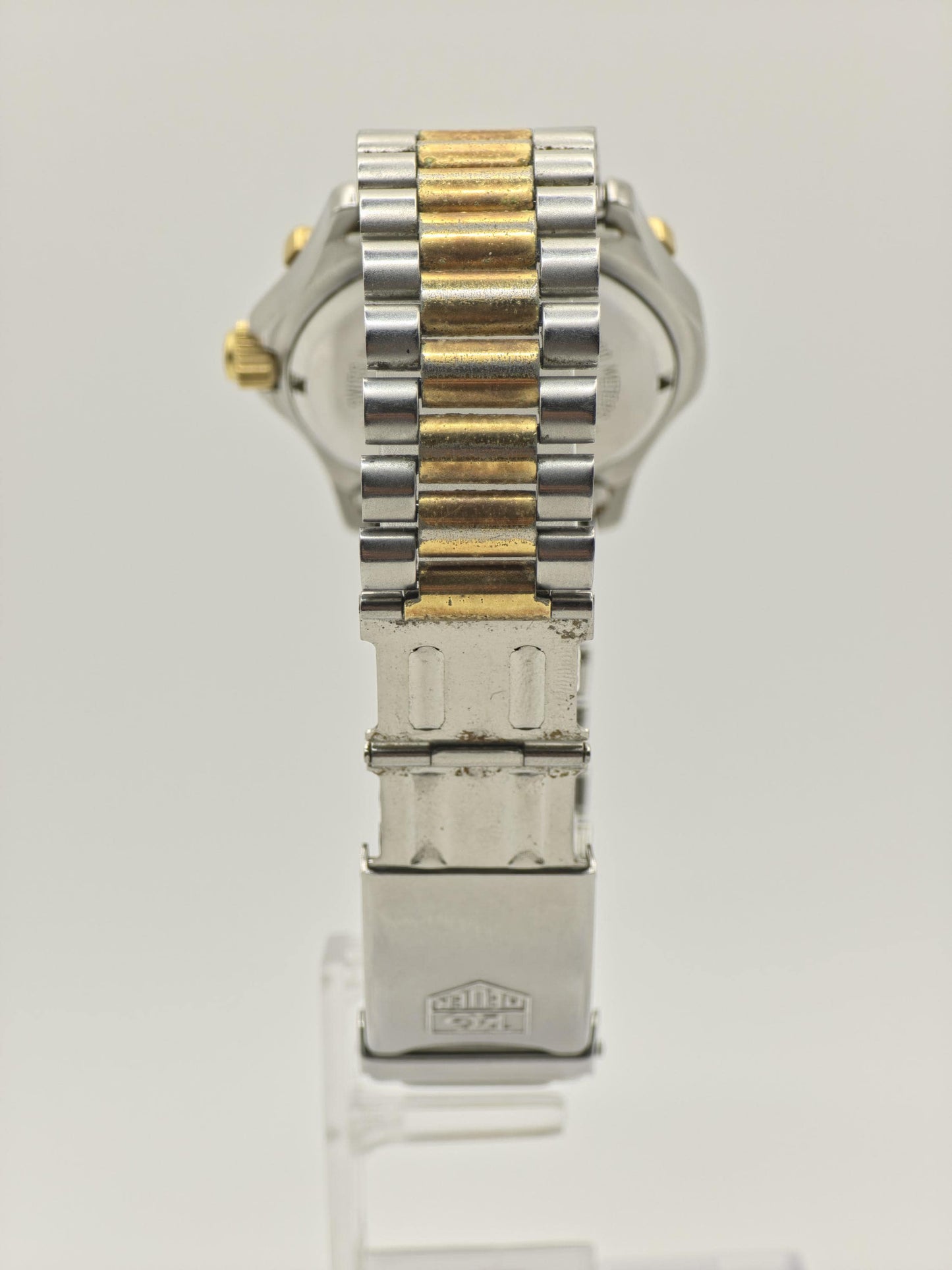 Vintage TAG Heuer 2000 Professional 200M Unisex Quartz Two-Tone Diver Watch Swiss - 387
