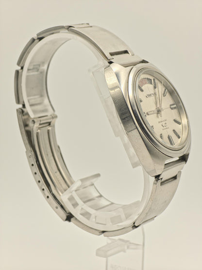 Vintage Citizen Seven Star V2 23 Jewels Automatic Silver Dial Men's Watch - 390
