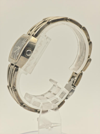 Vintage Seiko Quartz Silver Tone Bangle Women's Dress Watch Japan - 397