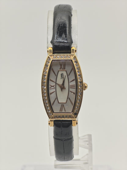 Vintage Roberta di Camerino Women's Quartz Gold Tone Crystal Accent Dress Watch - 406