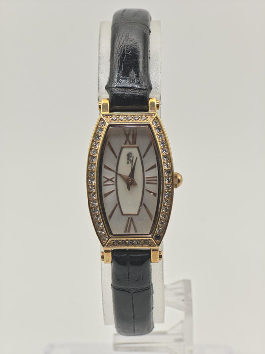 Vintage Roberta di Camerino Women's Quartz Gold Tone Crystal Accent Dress Watch - 406
