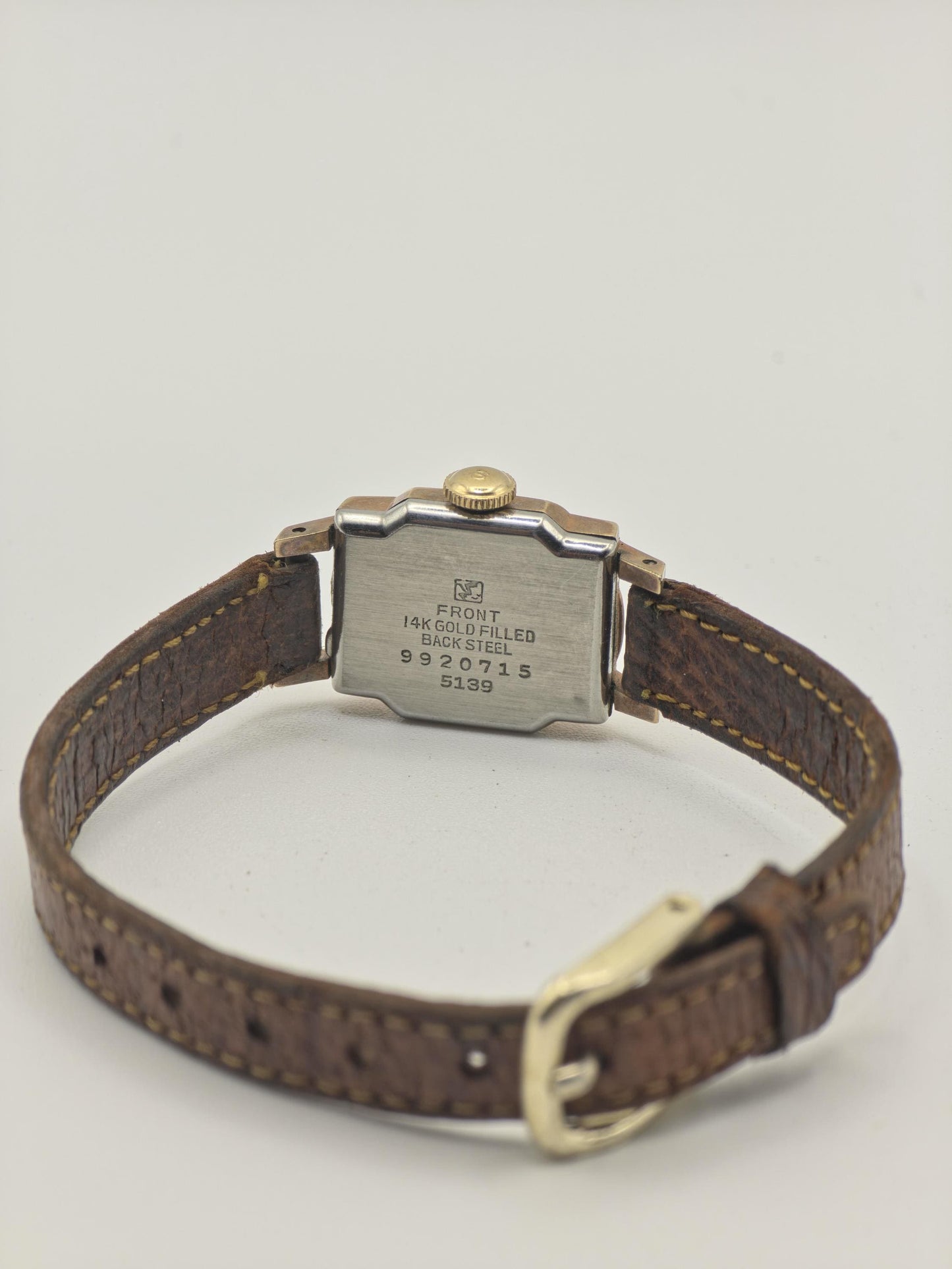Vintage Seiko Merit Women's Manual Wind Gold Tone Rectangular Dress Watch - 407