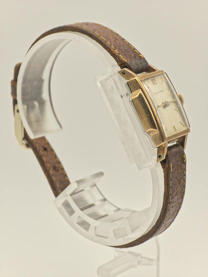 Vintage Seiko Merit Women's Manual Wind Gold Tone Rectangular Dress Watch - 407