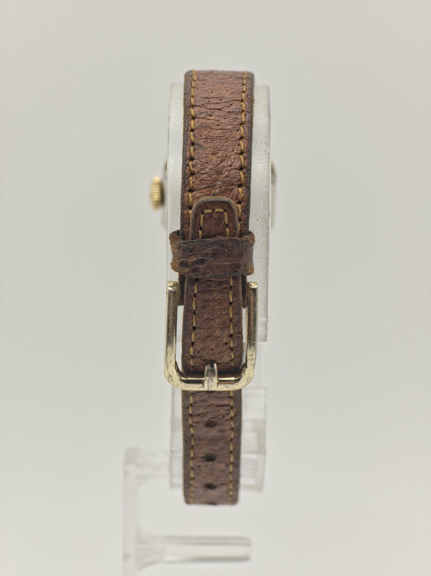 Vintage Seiko Merit Women's Manual Wind Gold Tone Rectangular Dress Watch - 407