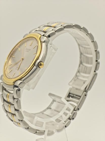 Vintage Citizen Exceed Euros WR 10 Bar Quartz Two-Tone Men's Dress Watch - 409