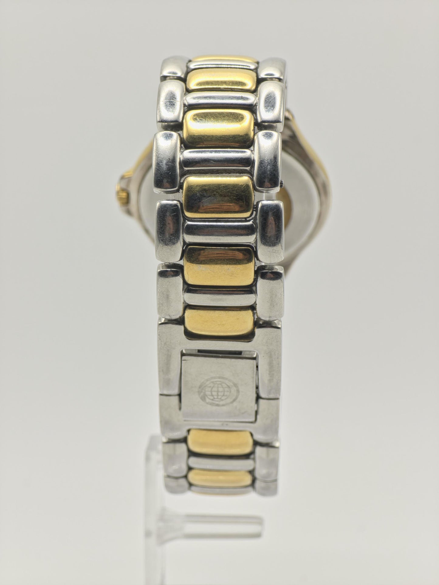 Vintage Cyma Sealord Men's/Unisex Quartz Two-Tone Blue Dial Swiss Watch - 413