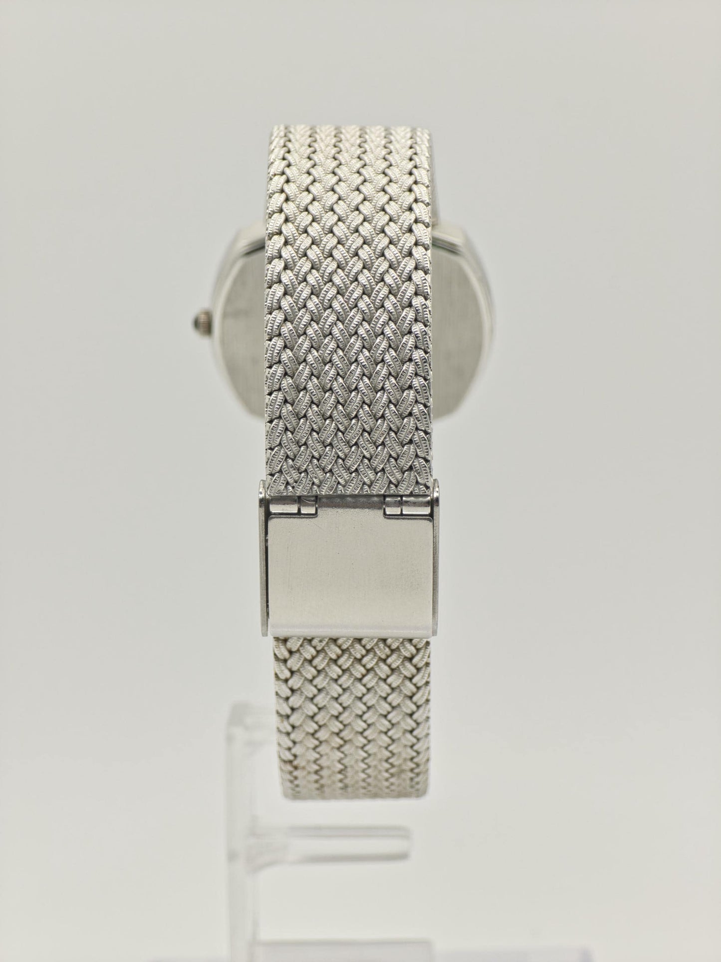 Vintage Nivada Men's/Unisex Quartz Silver Tone Swiss Dress Watch - 415
