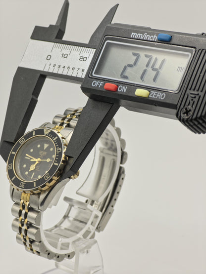 Vintage TAG Heuer 1000 Professional Women's Quartz Diver Watch Black Dial - 430