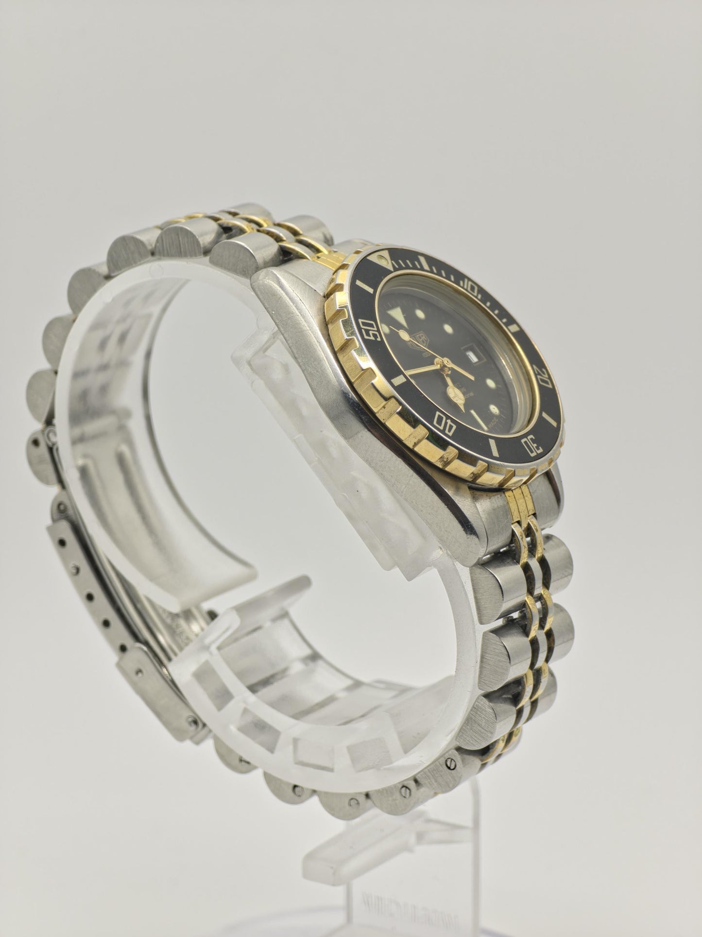 Vintage TAG Heuer 1000 Professional Women's Quartz Diver Watch Black Dial - 430