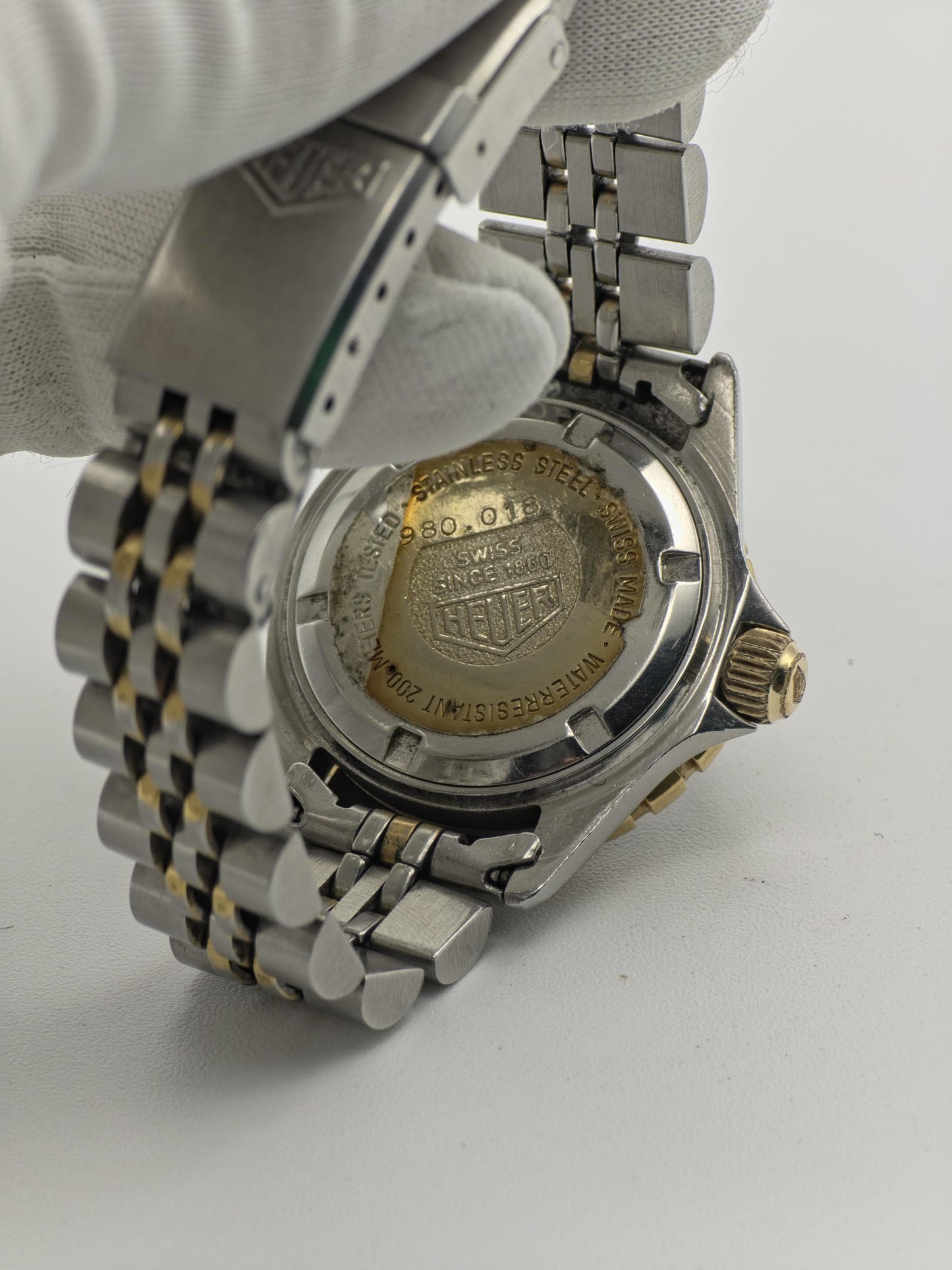 Vintage TAG Heuer 1000 Professional Women's Quartz Diver Watch Black Dial - 430