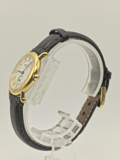 Vintage Raymond Weil Genève Unisex Small Seconds Quartz Gold Tone Dress Watch Swiss Made - 434