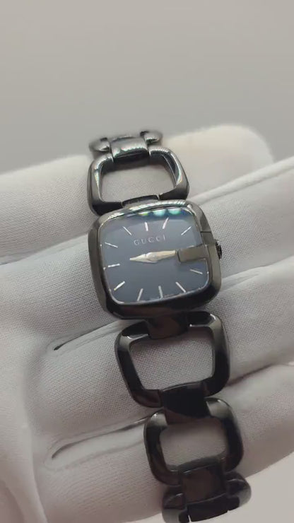Gucci Women’s Black Dial Stainless Steel Watch Model 125.5 - 109