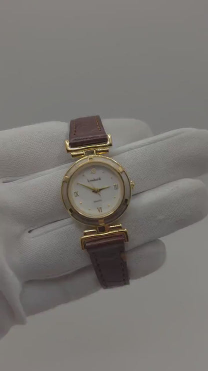 Lombardi Women’s Watch Ref. 219688 Gold Tone Case Quartz Swiss Style | - 35