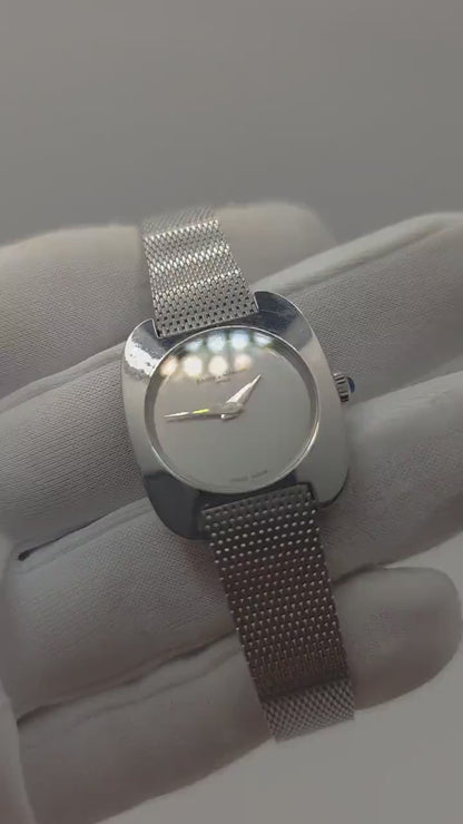 Baume & Mercier Geneve manuel Watch Ref. 670420 Stainless Steel Mesh Bracelet Women Vintage | - 46
