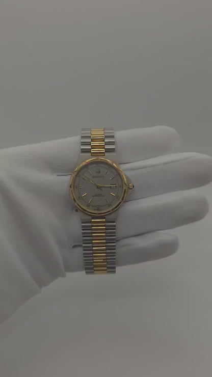 Vintage Bulova Quartz Watch | Two-Tone Stainless Steel Dress Watch