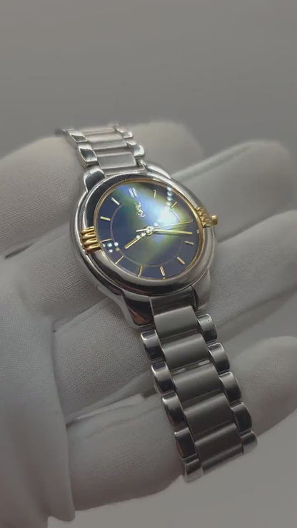 Yves Saint Laurent YSL Stainless Steel Blue Dial Unisex Quartz Watch Vintage | - 83