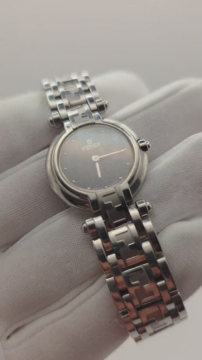 Fendi Women’s Quartz Watch Stainless Steel Bracelet Black Dial Ref. 750L 3ATM | - 99