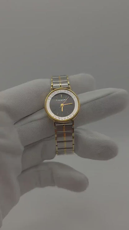 Junghans Meister Quartz Watch, Two-Tone Stainless Steel, Swiss Made