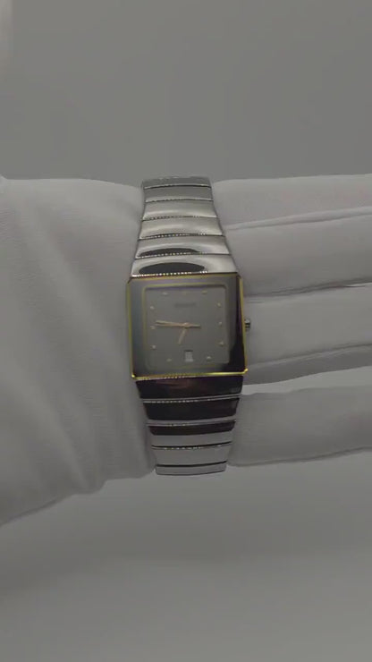 Vintage Rado Diastar Ceramic Watch | Swiss Made Two-Tone Quartz