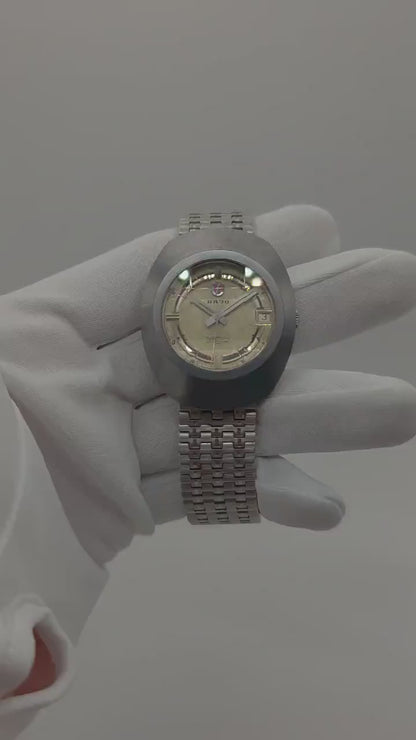 Vintage Rado Diastar Automatic Watch | Gold Tone Dial, Swiss Made