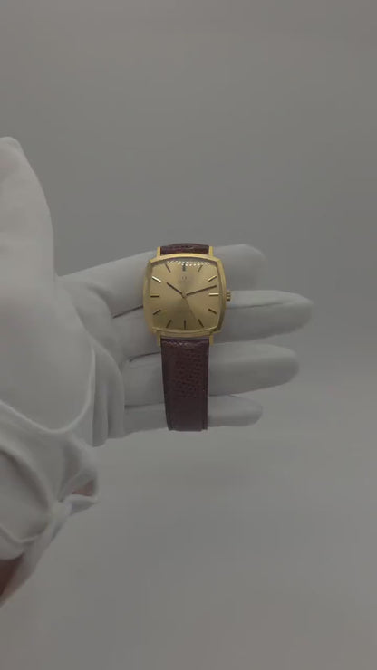 Vintage Omega Geneve Watch | 1970s Gold Plated Swiss Wristwatch