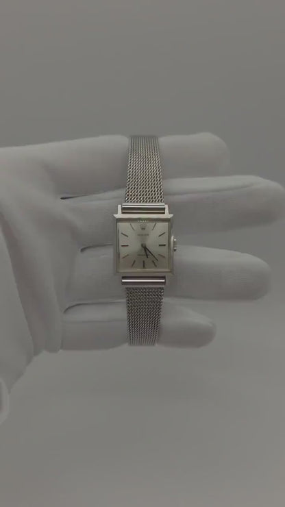 Vintage Rolex Precision Women’s Watch – 1960s Swiss Classic with Mesh Bracelet