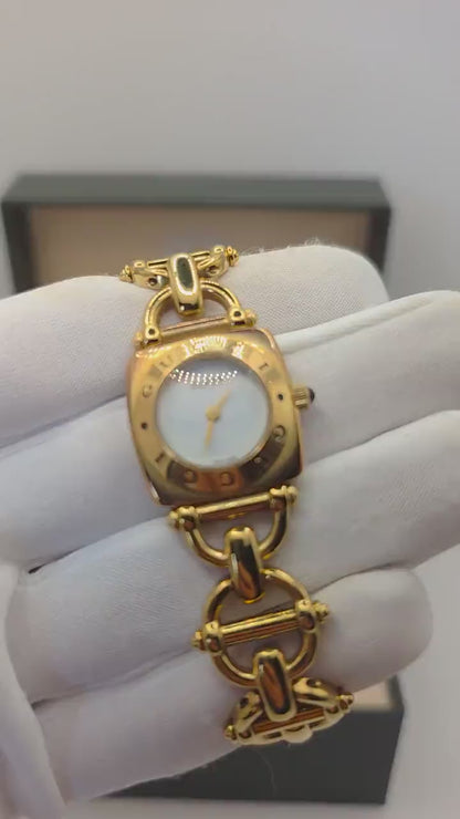 Gucci 6400L Gold Tone Quartz Watch Women Vintage Boxed Swiss Made | - 58